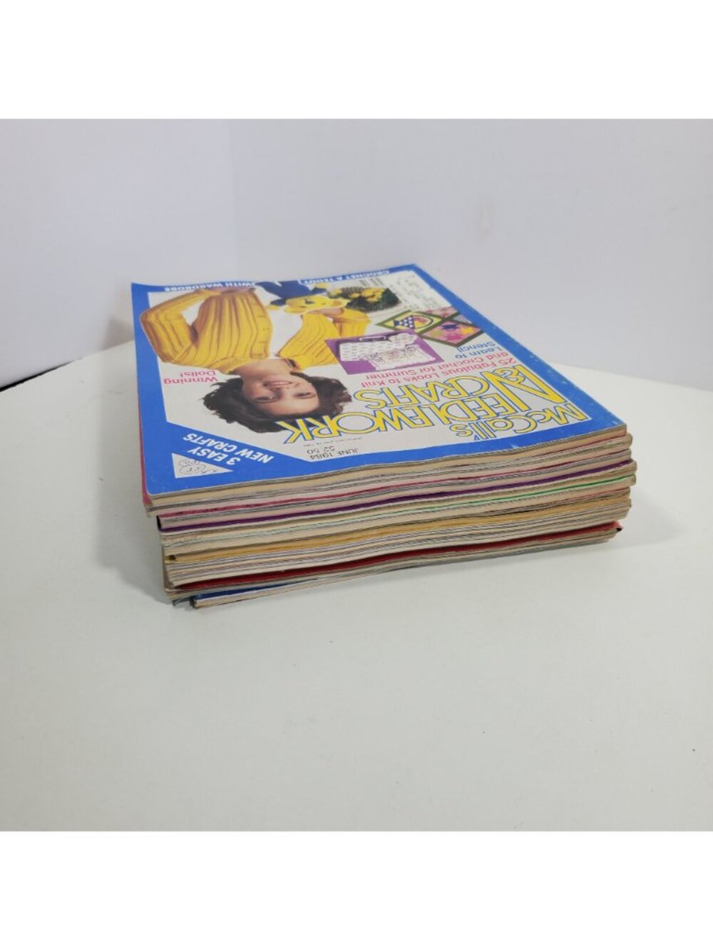 McCalls Needlework Craft 12 Magazine Lot 1980s Crochet Knit Stitch 81 83 84 89 - Picture 8 of 8